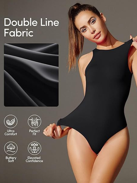 Picture of Cross-Border European and American Style Sports Jumpsuit Round Neck Slim Jumpsuit Outer Wear Milk Silk Clothing Top Hot Girl