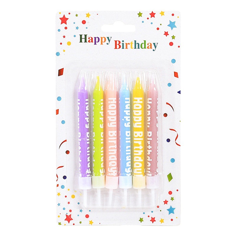 Birthday Candles Wholesale Party Atmosphere Decoration Baking Cake Candles Festive Creative Twist Spiral Candles
