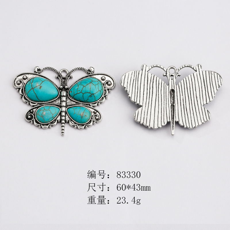Picture of Cross-border Hot Selling European and American Style Vintage Native American Neajo Pine Stone Jewelry Accessories Imitation diy Pendant