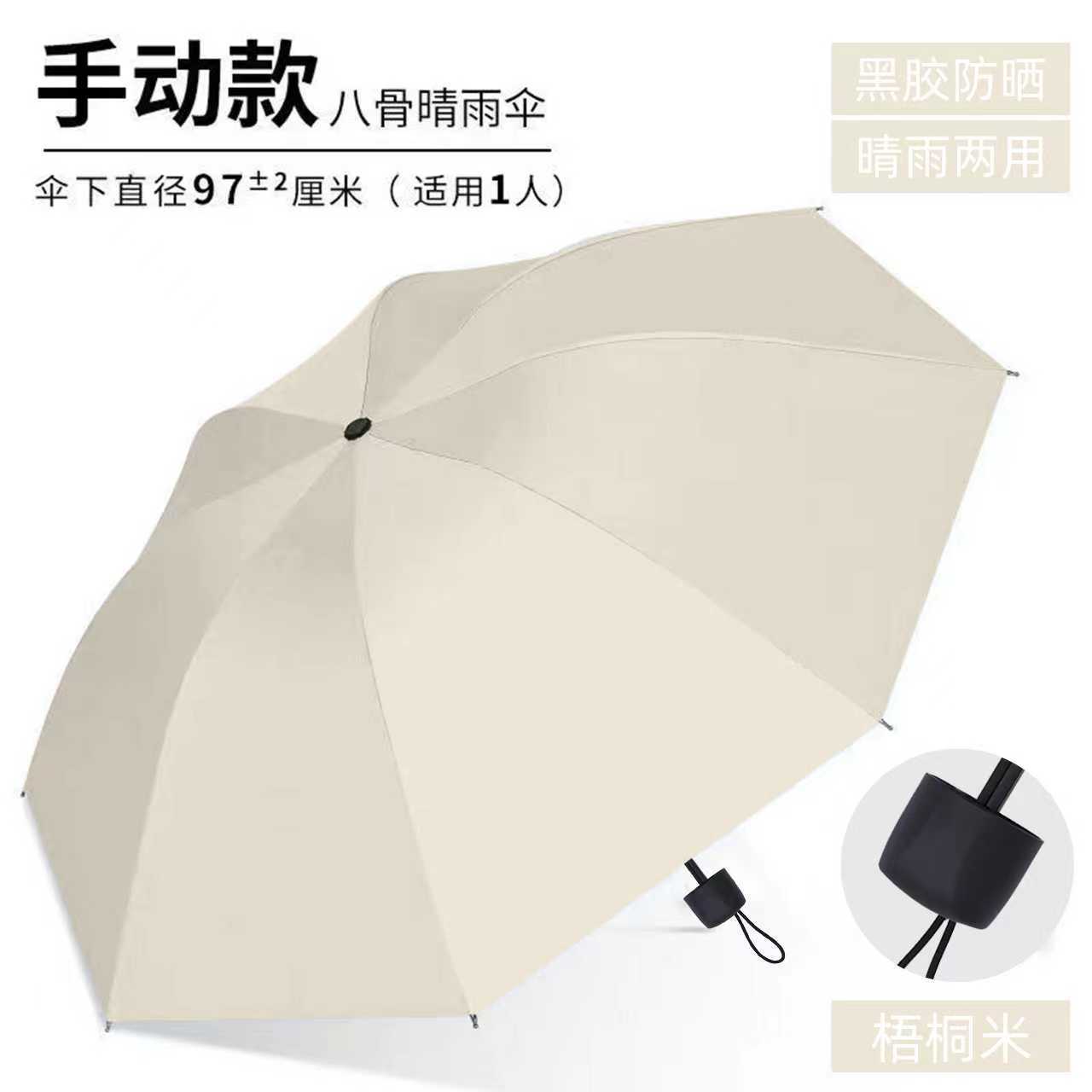 Picture of UV Umbrella Custom Wholesale UV Protection Thickened Sun Protection Sunshade Umbrella Sun Umbrella Folding Sunny and Rainy Umbrella for Men and Women