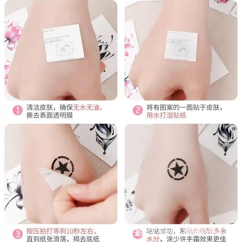 Picture of New scar Halloween tattoo stickers funny horror scar stickers waterproof realistic tattoo stickers 