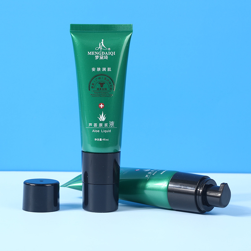 New product duckbill pump head tube 50-80ml sunscreen foundation cosmetic hose packaging body milk packaging pe