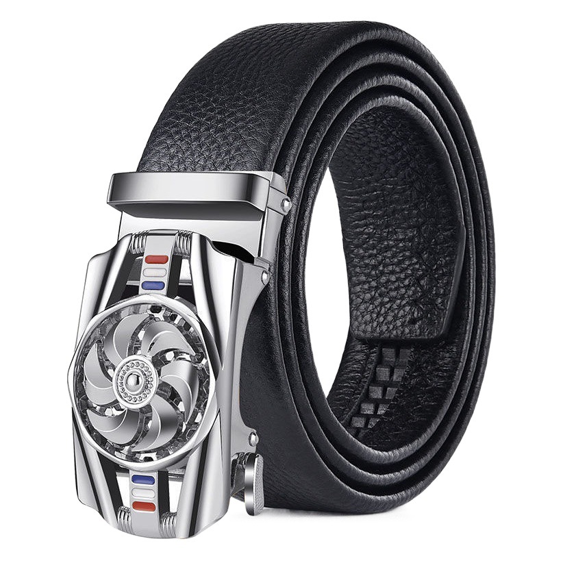 Trendy Shilairun Genuine Wholesale Men's Belt Live Delivery Fashion Trendyy Jeans Belt for Young and Middle-Aged People