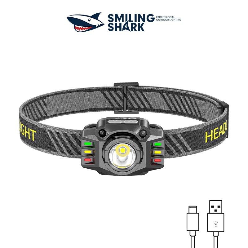 Outdoor Mini Induction Night Fishing Lighting Headlamp Abs