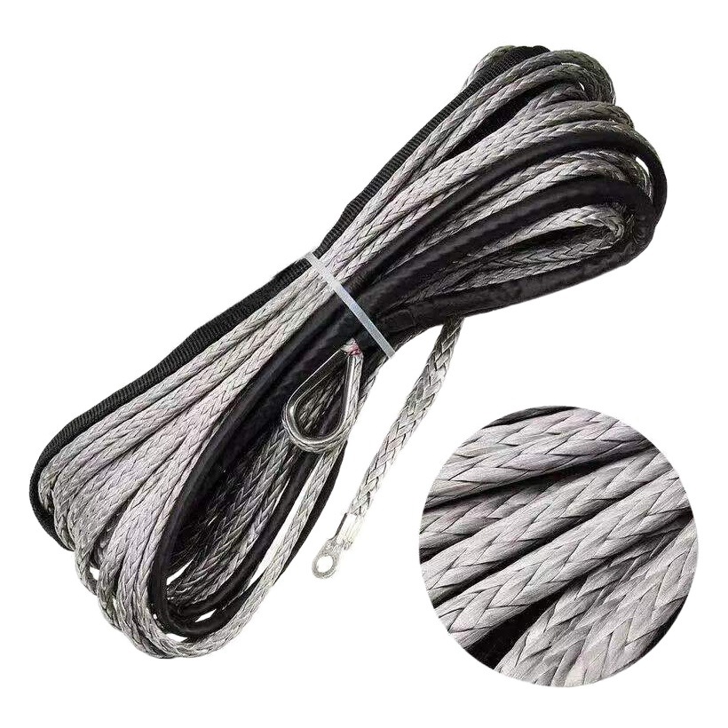 Winch rope high molecular polyethylene 5mm * 15M off-road utvatv tow rope Polaris winch rope