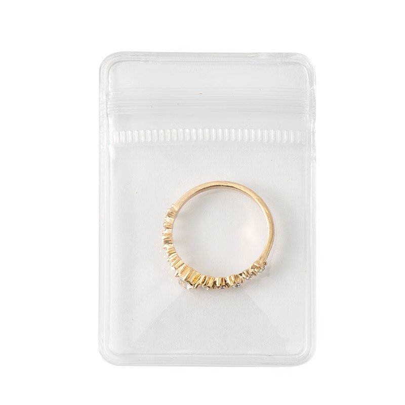 Picture of Anti-oxidation Jewelry Box Earrings Earrings Ring Sealed Bag Necklace Small Bracelet Transparent Moisture-proof Dustproof Storage Bag