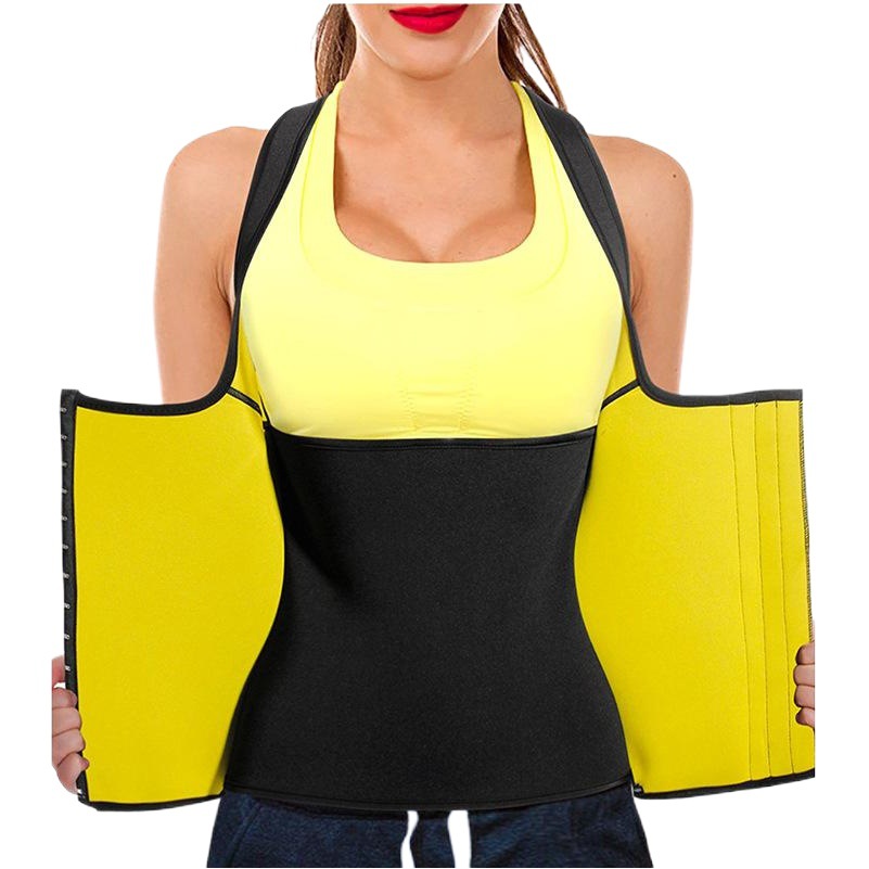 European and American Pressure-breasted Women's Body-shaping Chest-supporting Vest Cross-border Court Bundle Neoprene Beltcoat
