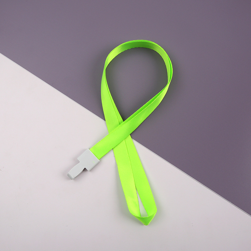 Picture of Spot Id Card Badge Lanyard Factory Brand Plastic Hook Exhibition Student Lanyard Hanging Neck Rope Work Card Rope Wholesale