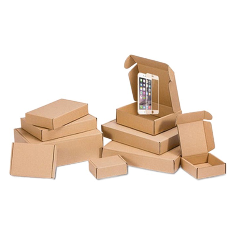Airplane box spot small printed mobile phone shell toughened film accessories jewelry packaging box
