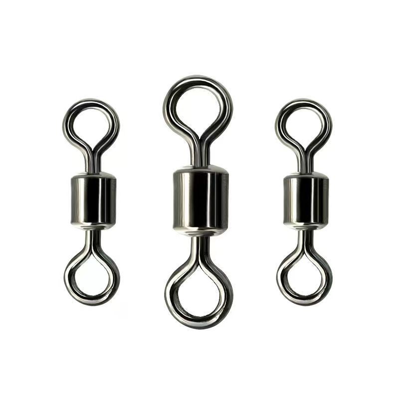 Cross-border manufacturers wholesale American 8-ring eight-ring swivel connector fishing gear small accessories fishing gear