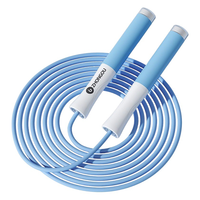 Central Europe skipping rope fitness steel wire sports competition junior high school student sports cordless MC with bearing skipping rope long rope skipping rope