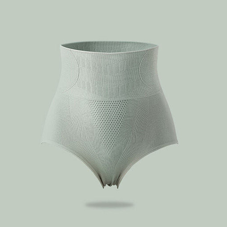 Picture of Cross-border 3D honeycomb high waist postpartum abdomen hip panties ladies triangle graphene cotton crotch M-XXL large size