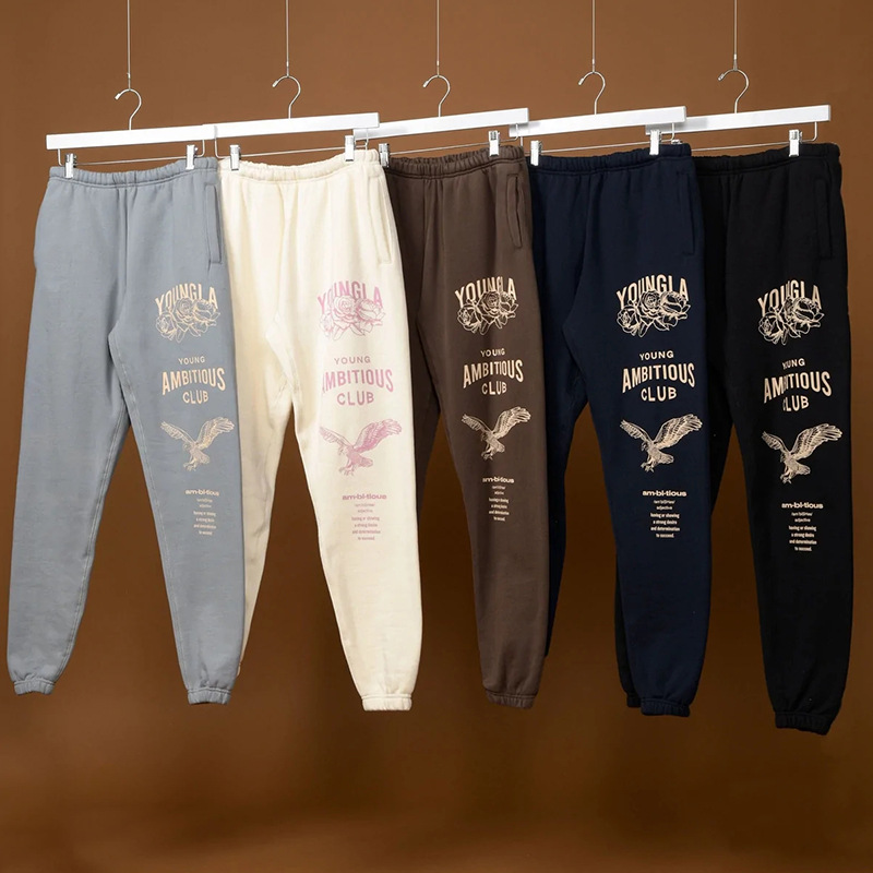 YOUNG LA New Autumn Men's Pants European and American Long Sports Leisure Fitness Training Leg Trousers