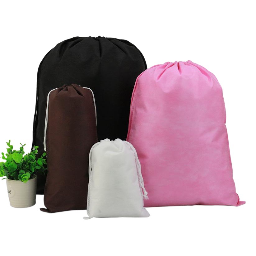 Non-woven drawstring bag in stock shoes storage bag packaging dust bag bundle bag dust bag wholesale printable