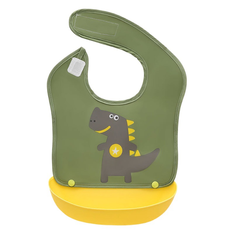 Baby Eating Bib Waterproof Summer Baby Bib Saliva Light and Thin Pure Cotton Kidsren's Eating Bag Anti-Dirty Artifact