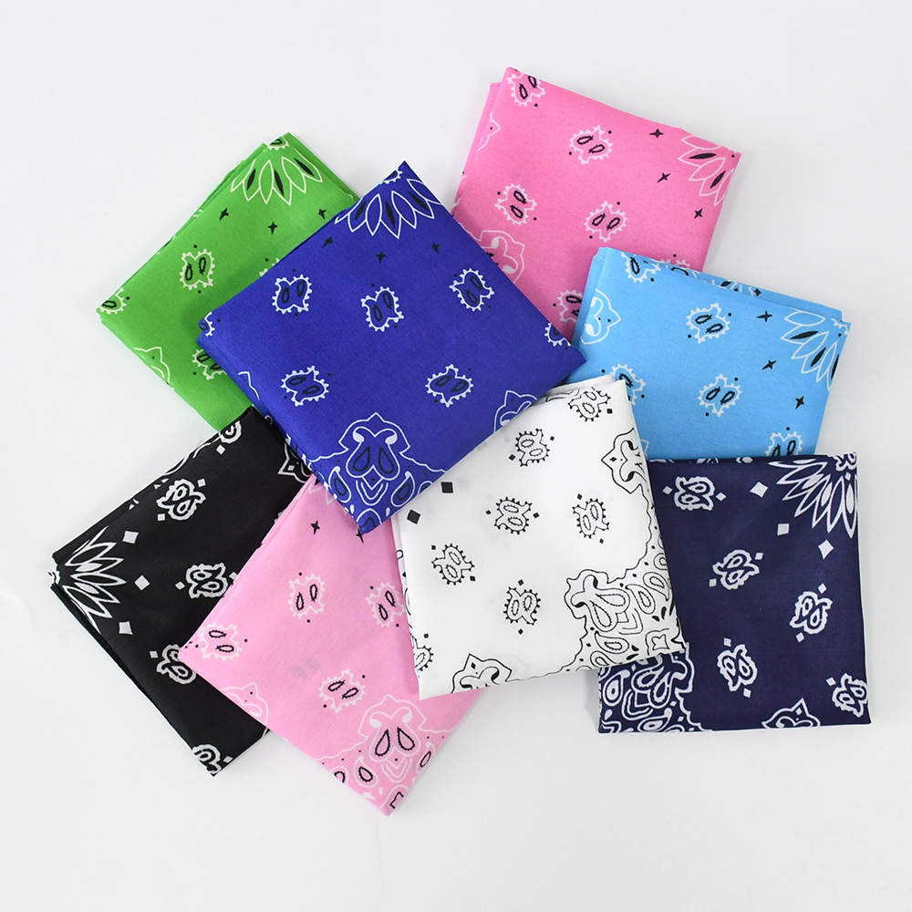 Picture of American West Coast Magic Hip Hop Riding Turban Hip Hip Hip Hop bandana Double Cashew Double Worm Square Scarf Wholesale