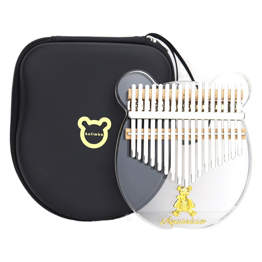 Crystal Transparent Thumb Piano Kalinba 17 Tone Beginner Finger Piano kalimba Instrument Children's Gift