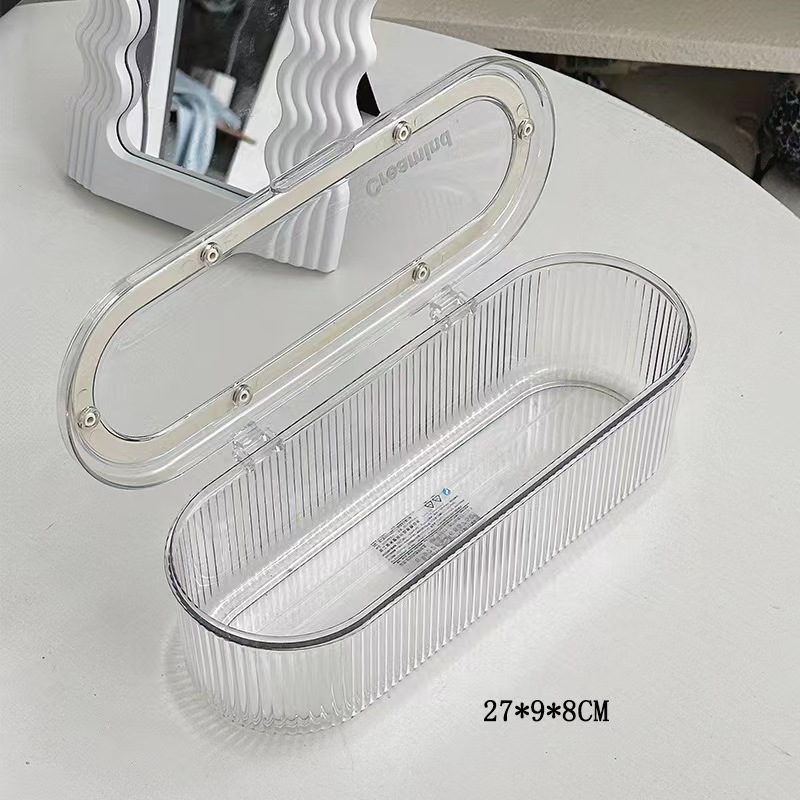 Picture of Handstring Storage Box Transparent Acrylic Crystal Beaded Bracelet Special Sealed Box Anti-oxidation Portable Jewelry Box