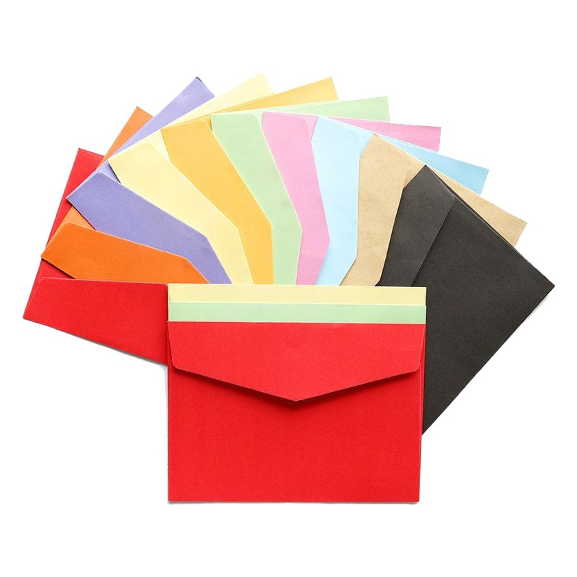 Color Western Envelope No. 3 Postcard Thank You Card Greeting Card Storage Envelope Bag Amazon Cross Border Solid Color Envelope