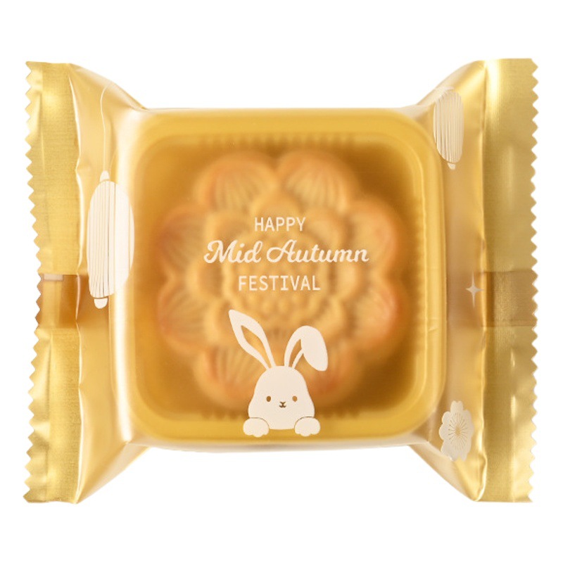 2025 New Original Mid-Autumn Festival Ice Skin Flow Heart Moon Cake Packaging Bag Translucent Frosted Baking Egg Yolk Machine Seal Bag
