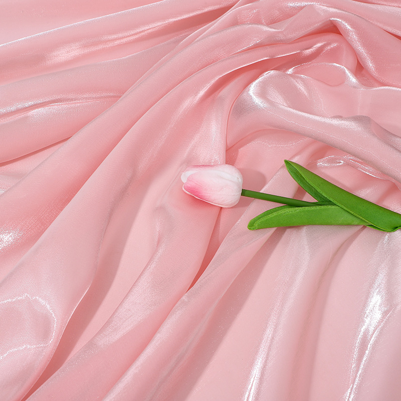 Hanfu Fabric Qingfeng Satin Wedding Dress dress Colorectal Hair Ring Shirt Women's Satin Fabric Organza Fabric New
