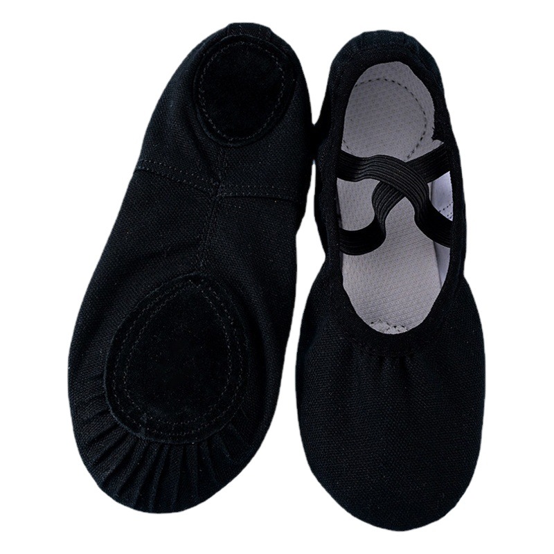 Dance shoes black female children's soft bottom practice body dancing shoes men's lace-free cat claw ballet shoes wholesale