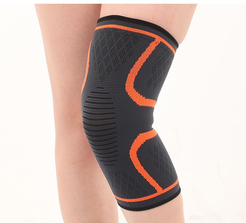 Picture of Maxwell Sports Knee Protector Double Corrugated Non-slip Elastic Warm Nylon Knitted Protector Outdoor Cycling Mountaineering Protector