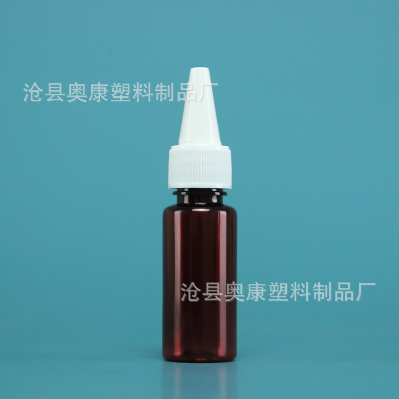 Picture of Spot thickened 10ml 20ml 30ml pointed nose bottle sand painting bottle PET plastic bottle ink bottle