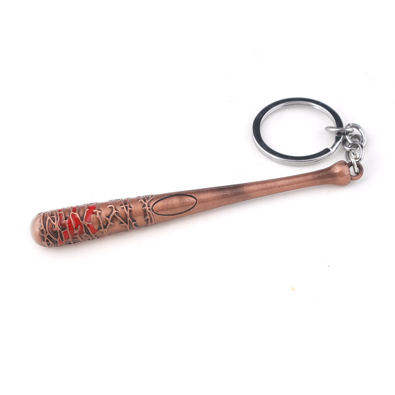 Picture of The Walking Dead Negan baseball bat Lucille baseball bat two-color keychain