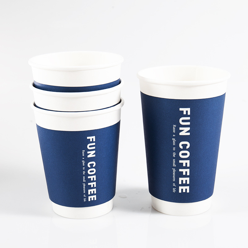 Picture of Manufacturer Customized 9 Amnes with Customizable Logo, Disposable Paper Cup, Pla Biodegradable Paper Cup, Take-Out Aviation Cup Paper