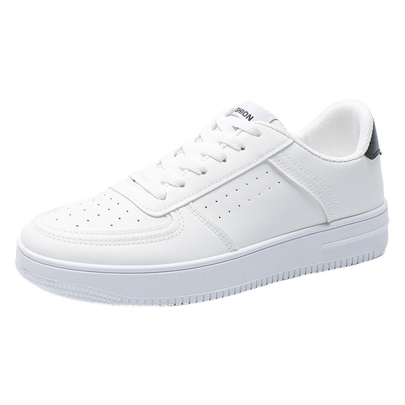 Summer Men's Shoes New White Shoes 2025 Spring Breathable and Versatile Korean Style Student Pure White Sports and Leisure Sneakers