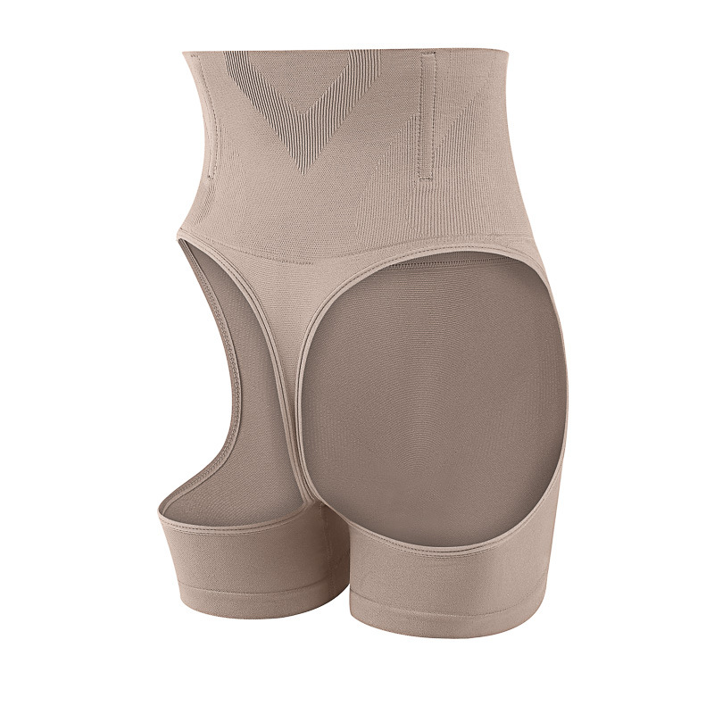 Picture of European and American High-Waisted Tummy Control Seamless Sexy Butt-Lifting Panties for Women, Butt-Enhancing Shapewear Waist-Cinching Butt-Revealing Pants