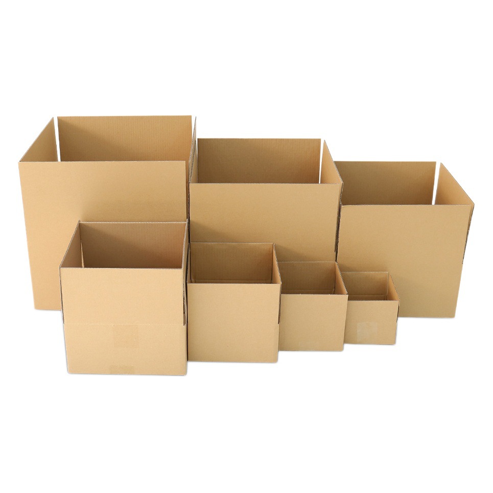 Manufacturer in Stock Wholesale Square Half-Height Carton Extra Hard Flat Box Storage Carton E-Commerce Express Packaging Box