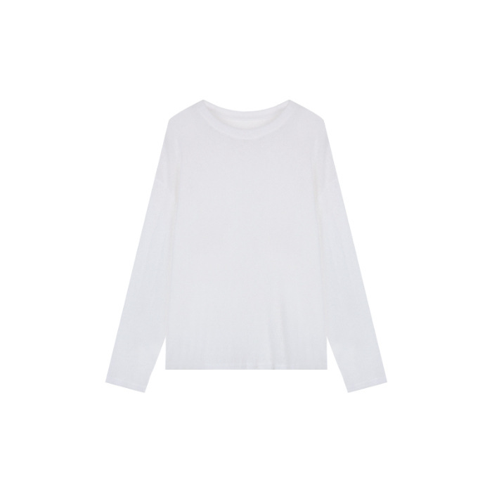 Picture of Jianmanni lazy sun protection blouse chic summer thin sun protection long sleeve T-shirt women's loose casual slimming