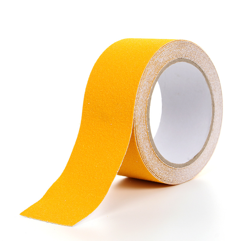 80 mesh grease PVC matte anti-slip tape yellow marble tile stair step anti-slip tape