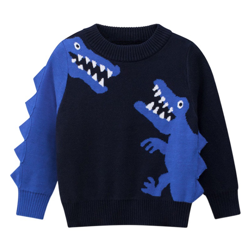 27kids brand children's clothing Autumn New 2024 children's sweater wholesale baby boys' sweater one consignment