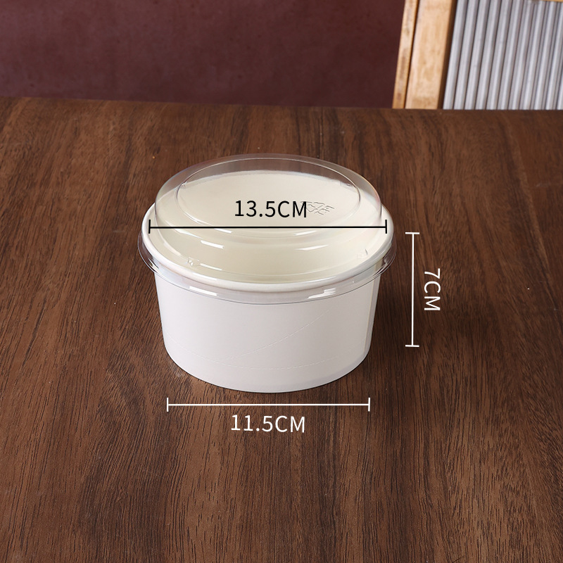 Picture of Qifeng cake mould disposable baking paper bowl 4/6/7/8/10 inch high temperature resistant non-demoulding cake embryo paper mould