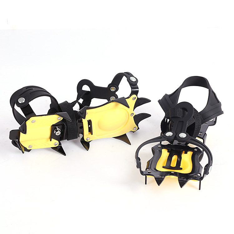 Picture of Source Factory Ten-Tooth Professional Ice and Snow Non-Slip Shoe Covers Outdoor Mountaineering and Ice Climbing 10-Tooth Crampon Spike Shoes