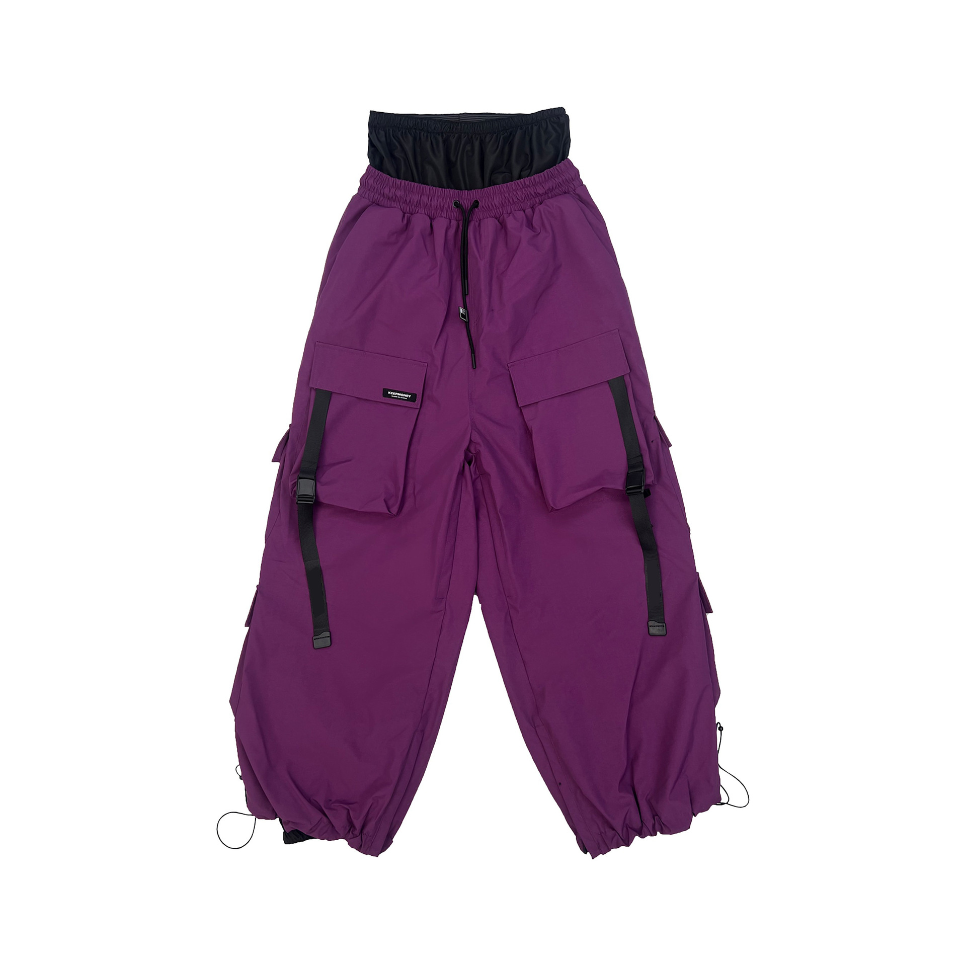 Picture of American-style Functional Single-board Windproof and Waterproof Snow Pants Men's and Women's Multi-pocket Small Potato Ski-wear Casual Pants