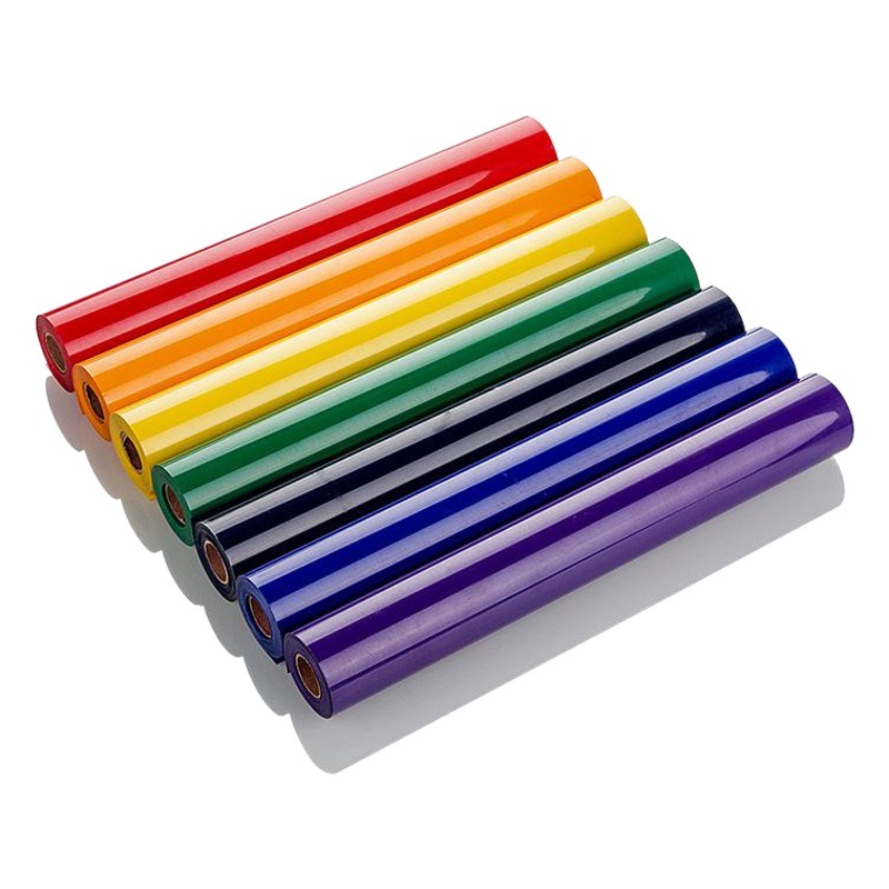 Cross-Border Lettering Film Small Roll Amazon Hot Stamping Film 30 Wide Pvc Clothing Film Vinyl Htv Heat Transfer