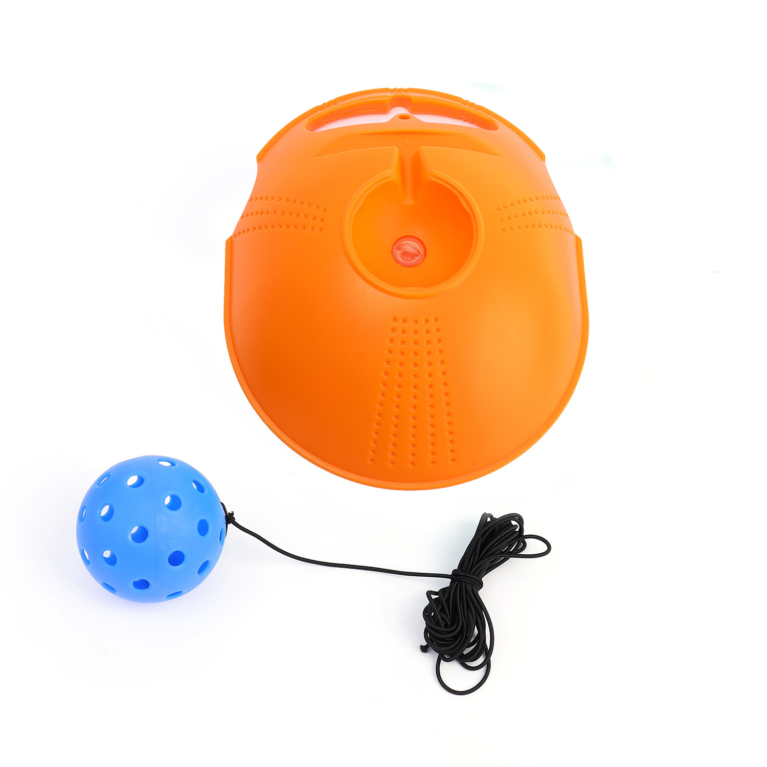 Picture of Pick ball trainer training base 40 holes high elastic plastic hole ball beginners practice Pickleball