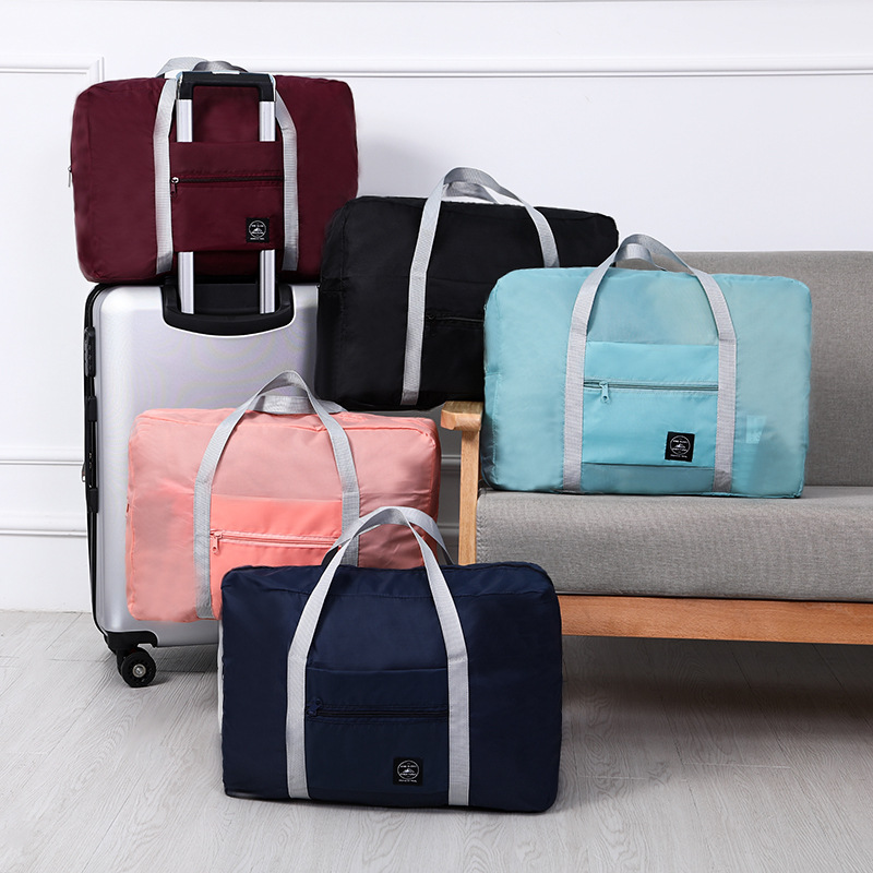 Picture of Folding Airplane Bag Portable Storage Boarding Bag Luggage Bag Sleeve Trolley Travel Bag Clothes Organize Storage Bag