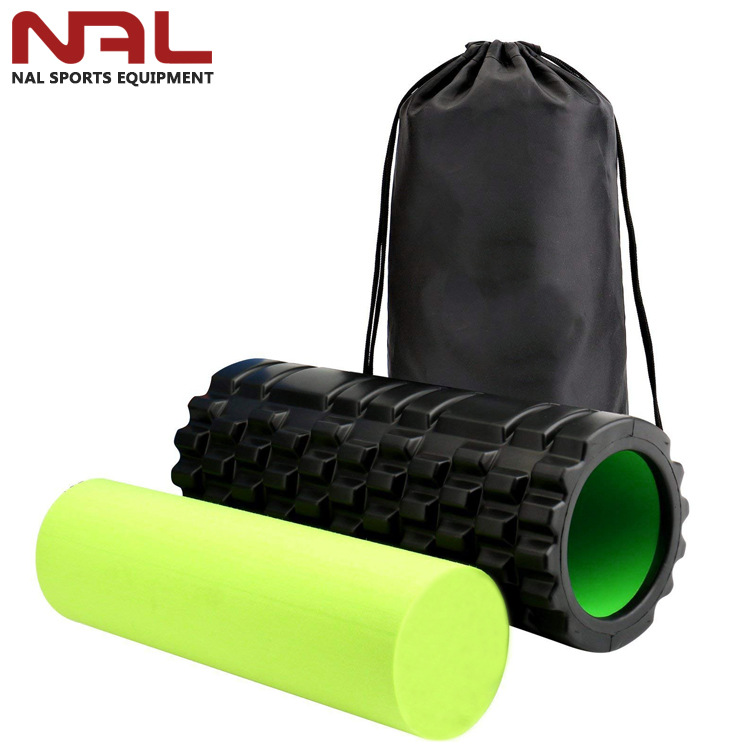 2 in 1 Yoga column eva massage roller fitness foam shaft hollow solid spike fascia stick supply Amazon