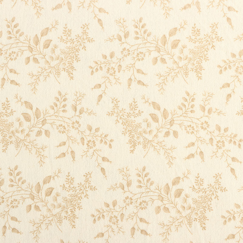 Picture of in stock orchid flower water paste printing cotton vintage floral cloth autumn and winter casual wear fashion dress fabric