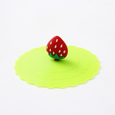 Picture of Cartoon Cup Lid Silicone Universal Ceramic Cup Lid Single Sale Glass Cup Tea Cup Accessories Dust Mug Lid