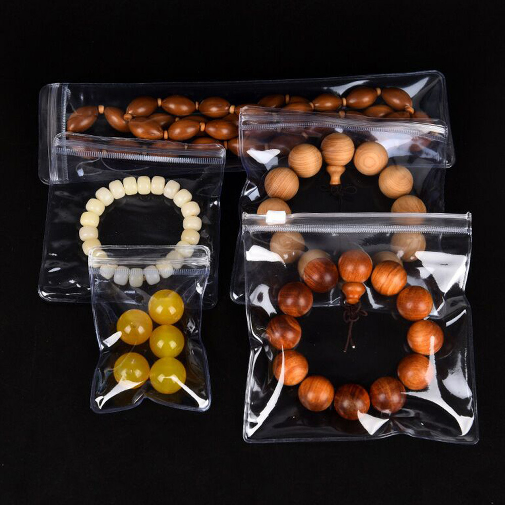 Picture of Manufacturer Wholesale Pvc Bag Jewelry Bag Transparent Zipper Bag Bracelet Jewelry Plastic Packaging Ziplock Bag Thickeneded Now
