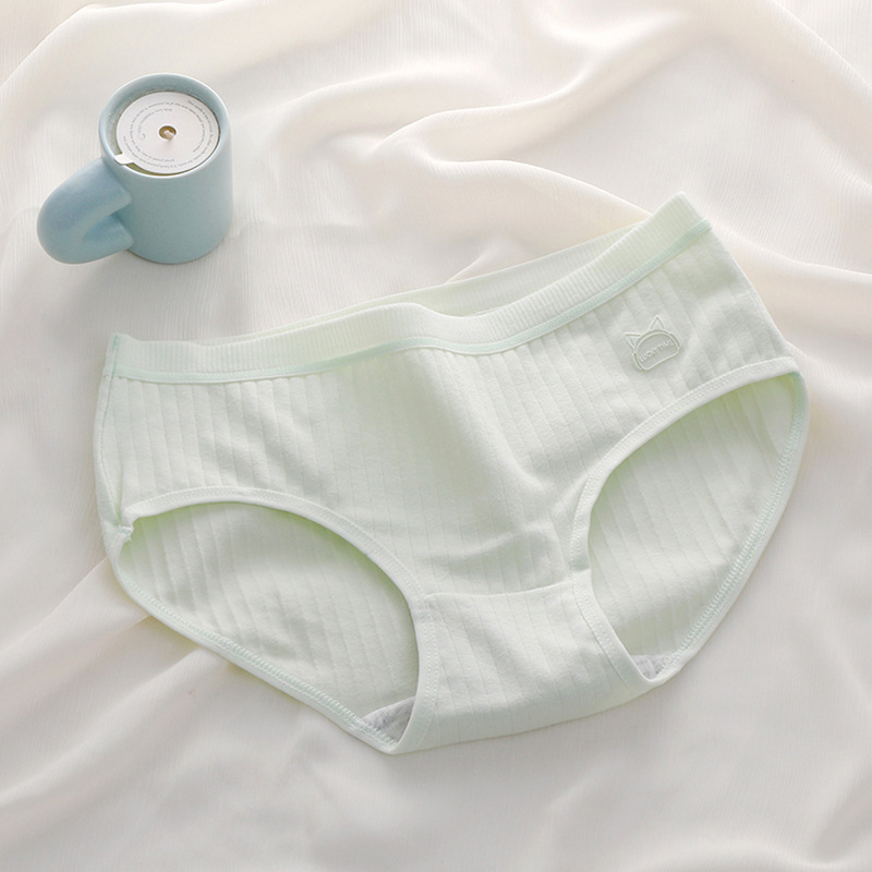Picture of Baonasi Pure Cotton Women's Underwear, Seamless Antibacterial Cotton Crotch Girls' Shorts, Mid-Waist Large Size Briefs