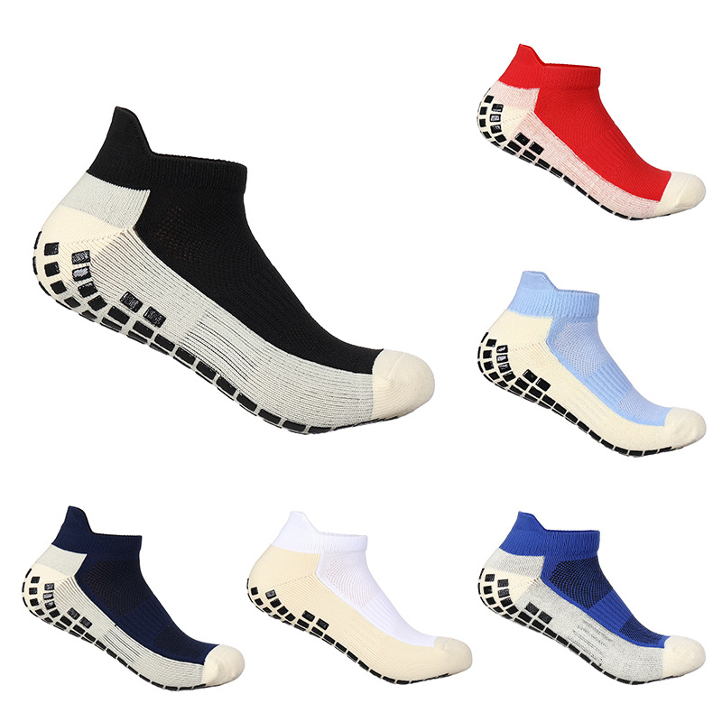 Cross-border Hot Selling Short Professional Thickened Towel Bottom Sweat Absorbing Deodorant Dummy Anti-slip Football Socks