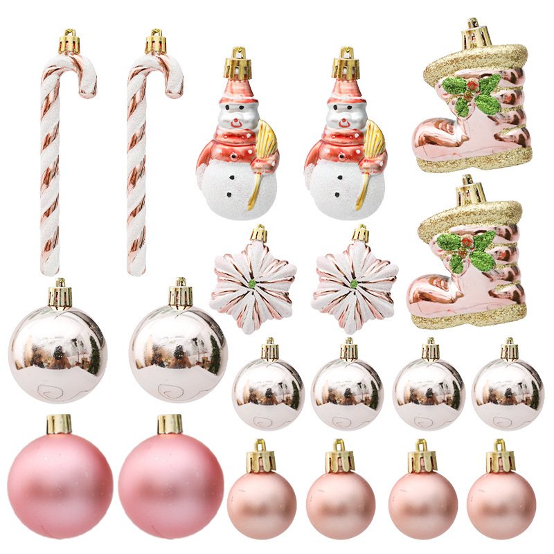Special-shaped Christmas tree pendant cross-border wholesale supply chain one-piece Christmas decoration pendant suit gift box