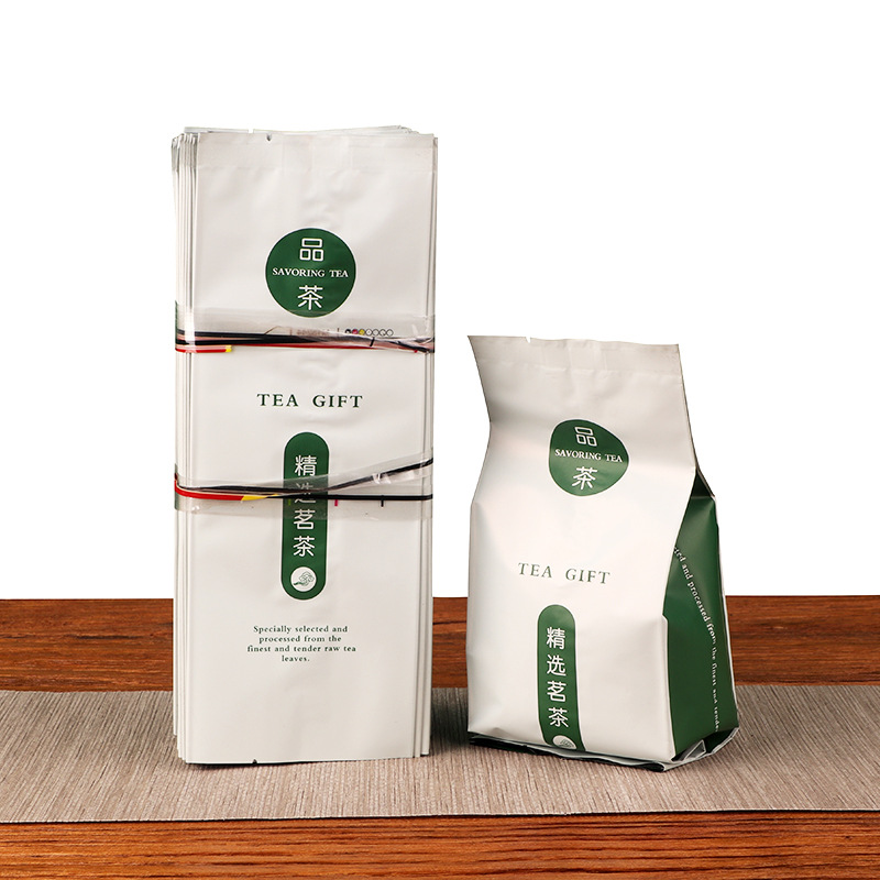Tea Packaging Bag Aluminum Foil Bag Green Tea Longjing Tea Maojian Tea White Tea Gold Bud Inner Bag 50g125g Bubble Bag